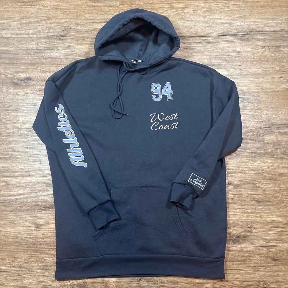 Sugar Men's Black and Navy Hoodie